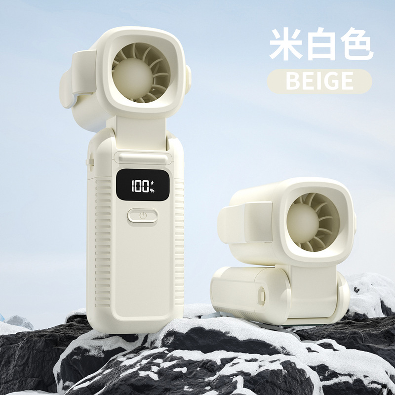 2025 新製品クロスボーダー 5 スピードハンドヘルド高速ウエストファン USB 小型ファン暴力的な屋外ファン|undefined