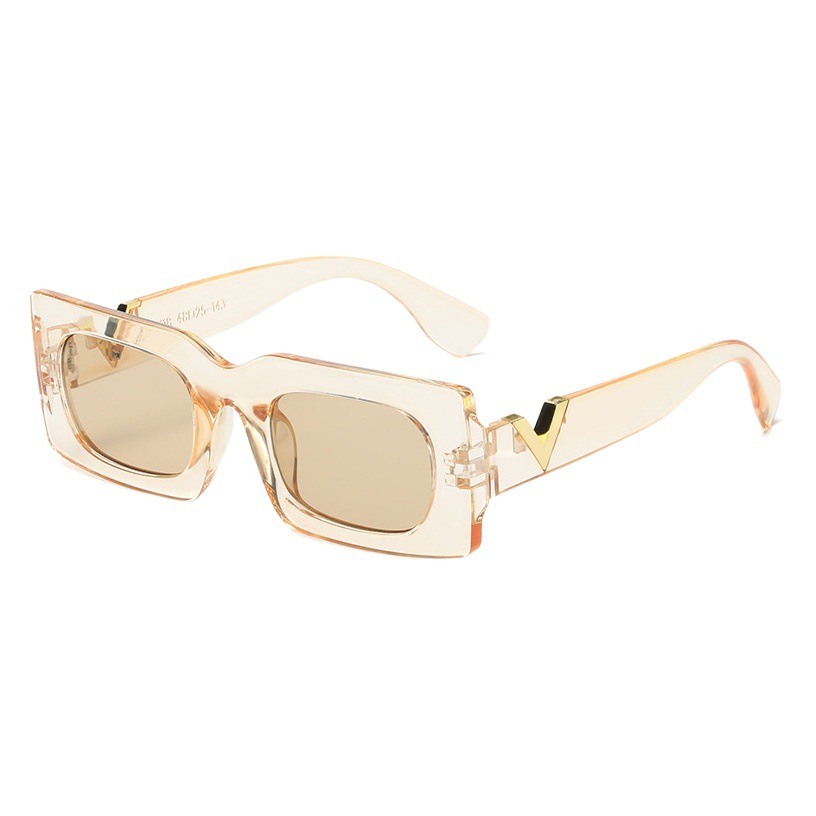 Cuadrado pequeño marco retro gafas de sol de las mujeres gafas de sol al por mayor 2024 nuevas gafas de sol de moda