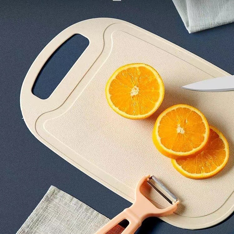 Tabla de cortar tabla de cortar hogar suplemento de alimentos para bebés corte de fruta tabla de cortar tablero y panel de plástico pegajoso tablero de corte de trigo