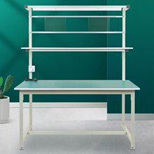 車間防靜電工作台帶燈流水線操作台生產拉線裝配打包維修檢驗台桌