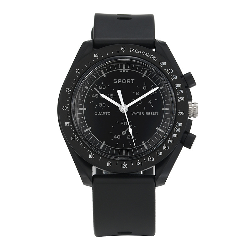 Transfronteriza nuevo reloj deportivo de silicona para mujer Candy simple falso puntero de tres ojos de silicona mujer estudiante reloj de cuarzo