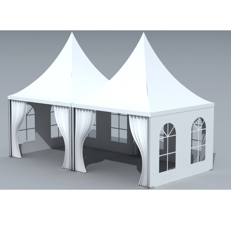 广州厂家供应全国户外铝合金展览帐篷 防风抗雨尖顶篷房 上门安装