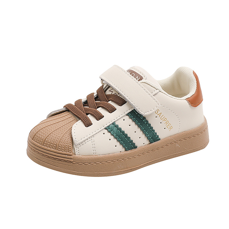 Baby with soft soles, 1-3 years 0 year old, male shell top board female children's learning to walk shoes, spring and_voghion.com