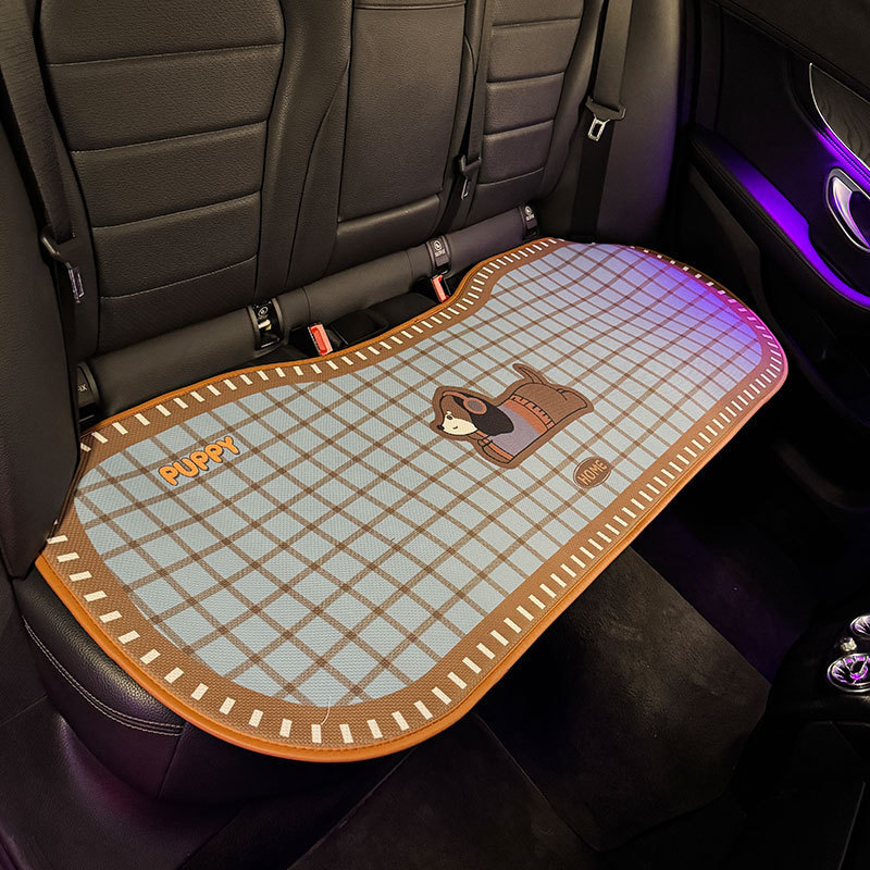 車のクッション四季通用レディースシートクッション夏の通気性が可愛いシートカバー高級感ハーフバッグ新型シートカバー|undefined