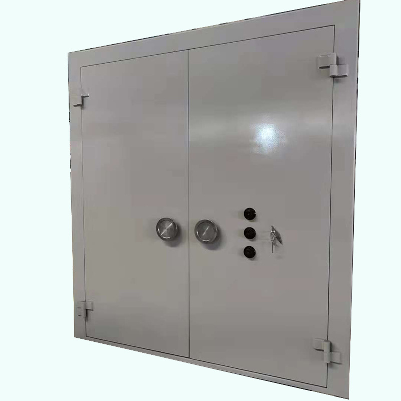 河北厂家生产ABCM金库门左外开家用商铺用钢制防护门碳钢金库门