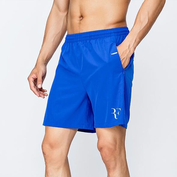 Summer Federer Tennis Shorts for Men, Nylon Quick-Dry Five-Point Shorts, Nadal Djokovic Sports Casual Breathable Thin Shorts
