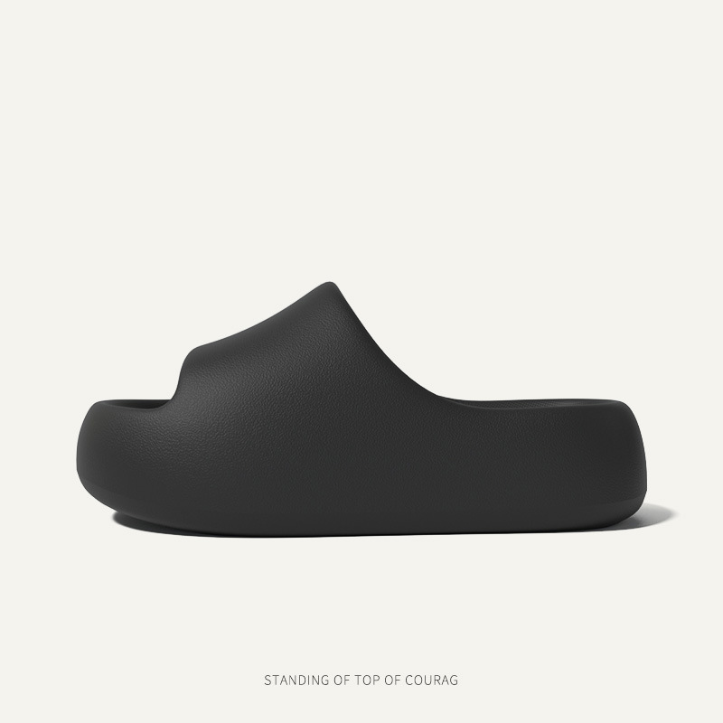 Women's Thick-soled Summer Slippers Solid Colour Home Casual Shoes_voghion.com