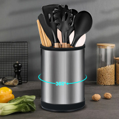 Creative Rotatable Kitchen Utensil Organizer, Countertop Storage Rack, Household Chopstick Holder, and Cutlery Storage Container