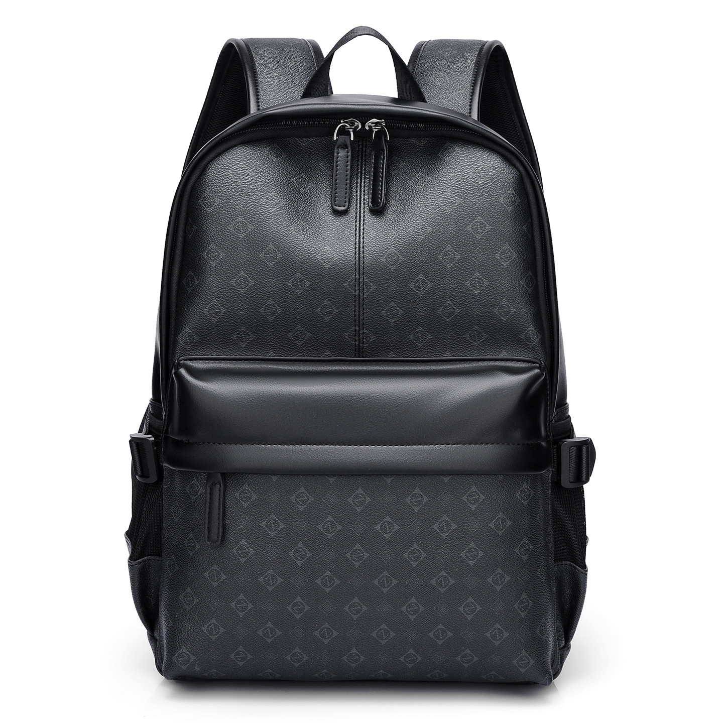 Cross-Border Business Commuter Men's Backpack, Outdoor Leisure Backpack, Large Capacity, Water-Repellent, Light Luxury Texture Backpack