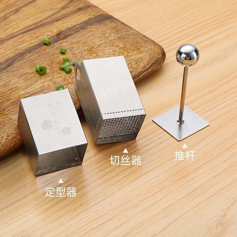 菊豆腐糸刀金型創意文思豆腐diy金型304ステンレス豆腐刀型厨房工具|undefined