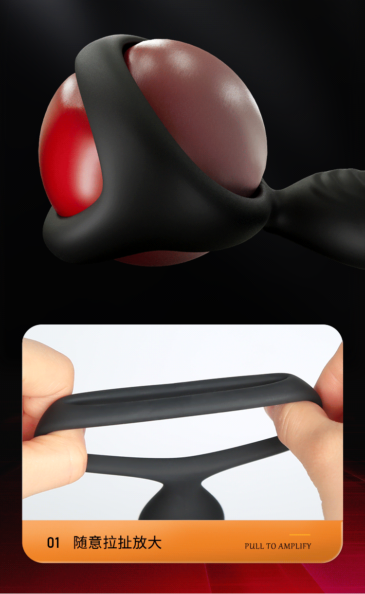 Remote-Controlled Prostate Massager with Anal Plug, Silicone Male Stimulator — detail image 30