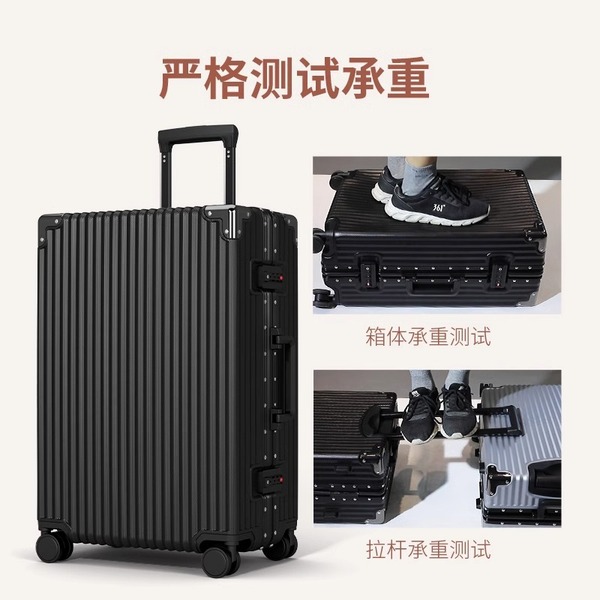 Capacious suitcase