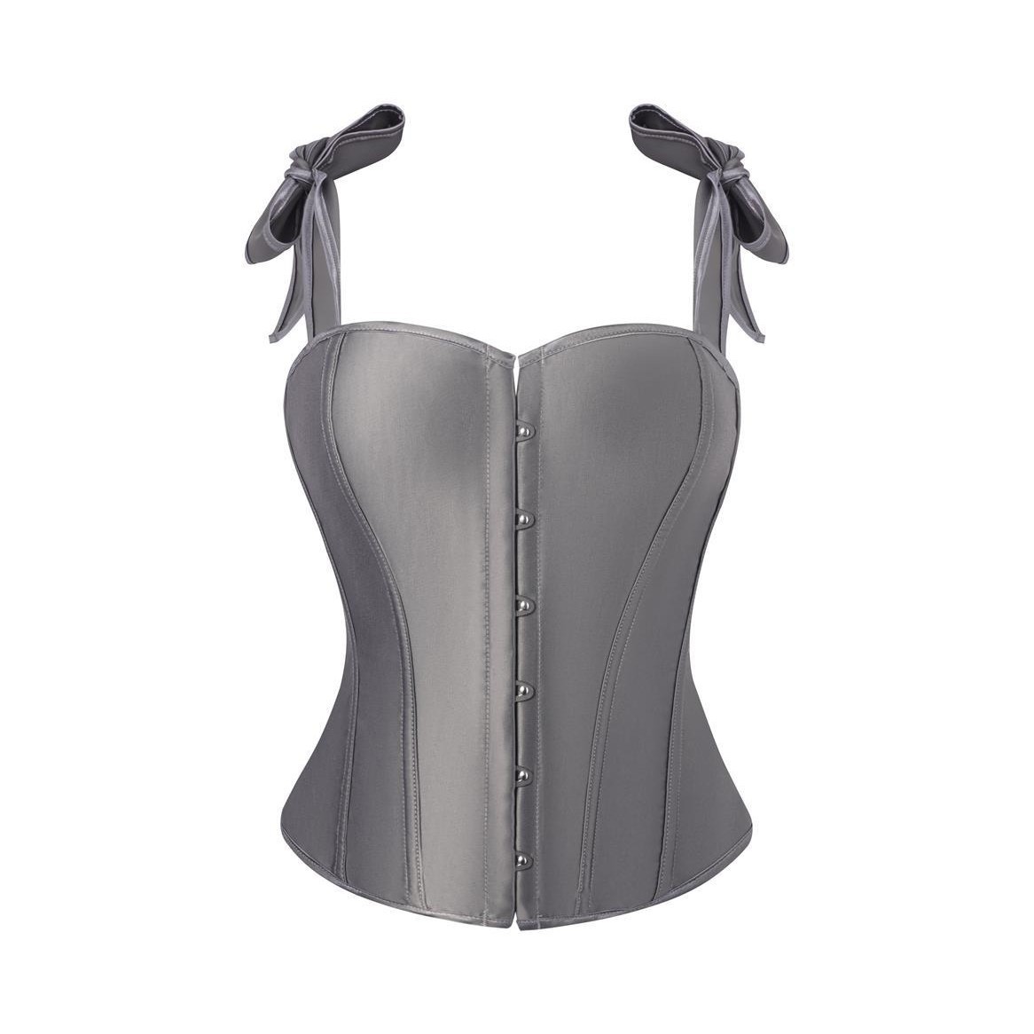 Satín francés de color sólido cinturón de hombro correa de correa de diseño ajustable para el pecho corset hueso de pez chaqueta plástica