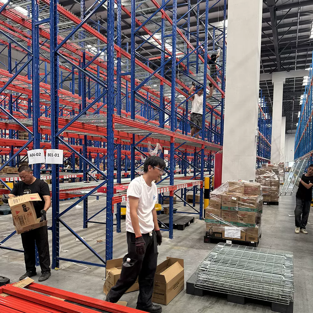 重型货架仓库加厚横梁式货架库房工业高位重型仓储货架子定制厂家