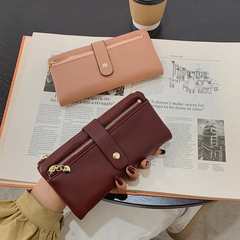 2023 Cross-border New Women's Wallet Multi-card Slot Money Clip Women's Long-handled Handbag Large Capacity Pocket Money Card Holder