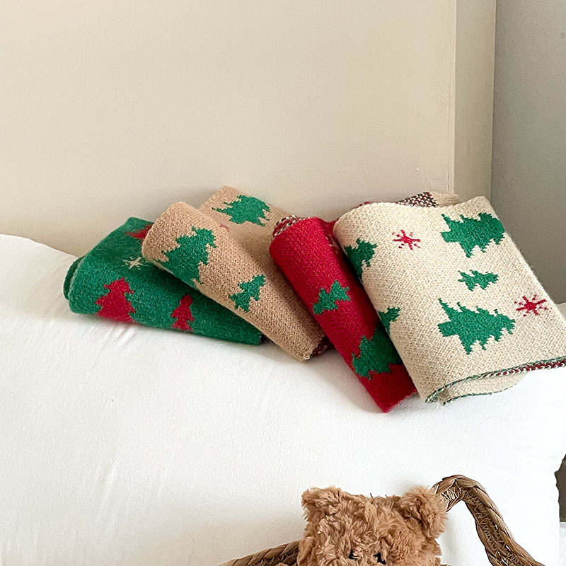 Cadeau de Noël Écharpe pour enfants Écharpe coupe-vent épaisse et chaude pour bébé garçon et fille_voghion.com