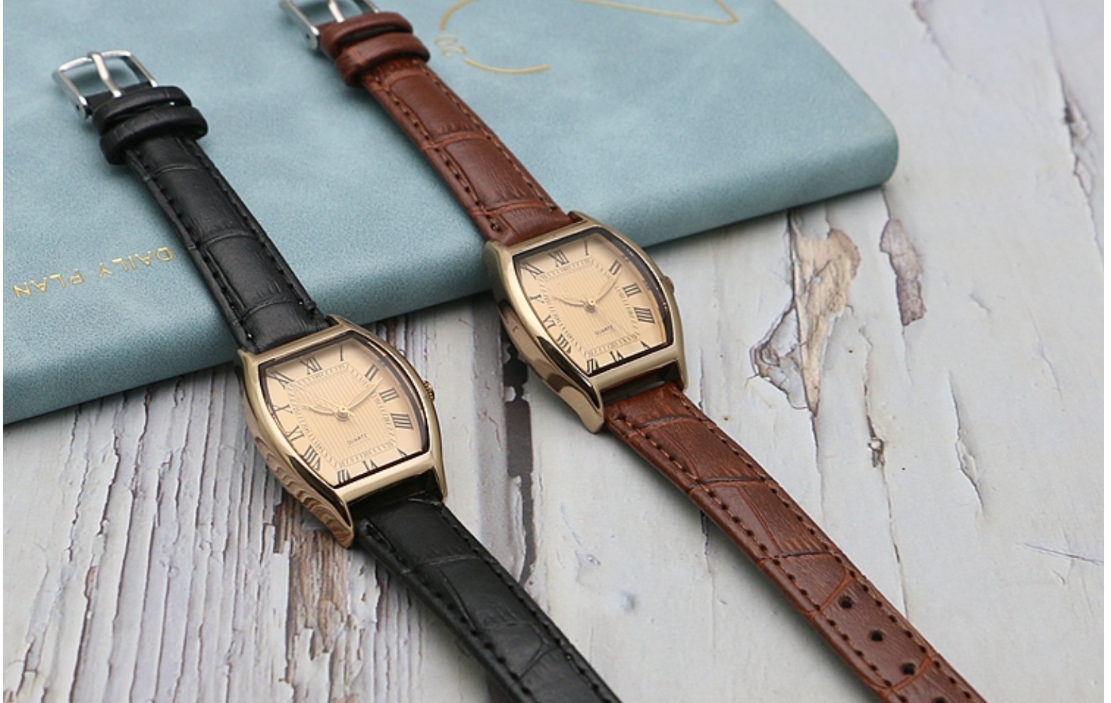 Barrel-shaped Simple Women's Watch Internet Celebrity Live Women's Watch Waterproof Quartz Watch Women's Watch Square Belt Watch_voghion.com