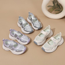 女童凉鞋春夏款2025新款儿童鞋子运动鞋男孩休闲网鞋网面透气镂空