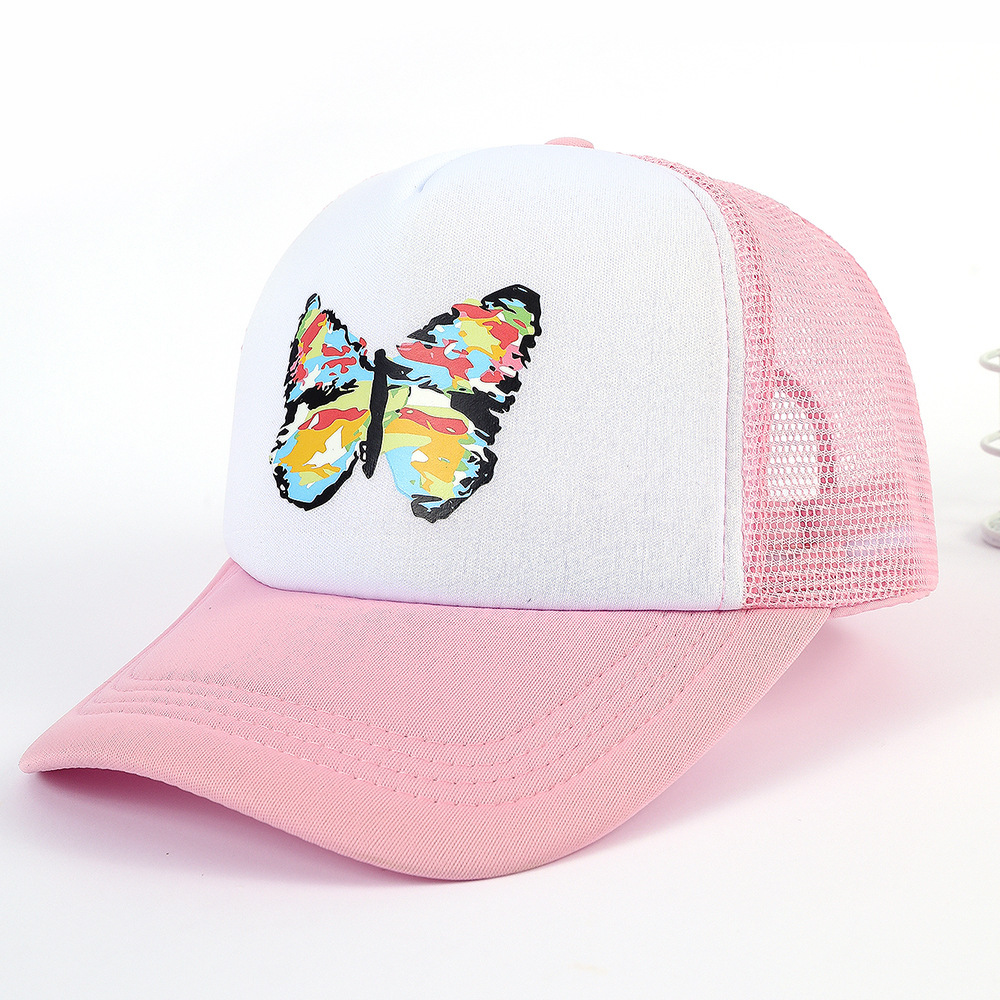 Nueva gorra de malla impresa de verano al aire libre a prueba de sol casual gorra de camionero