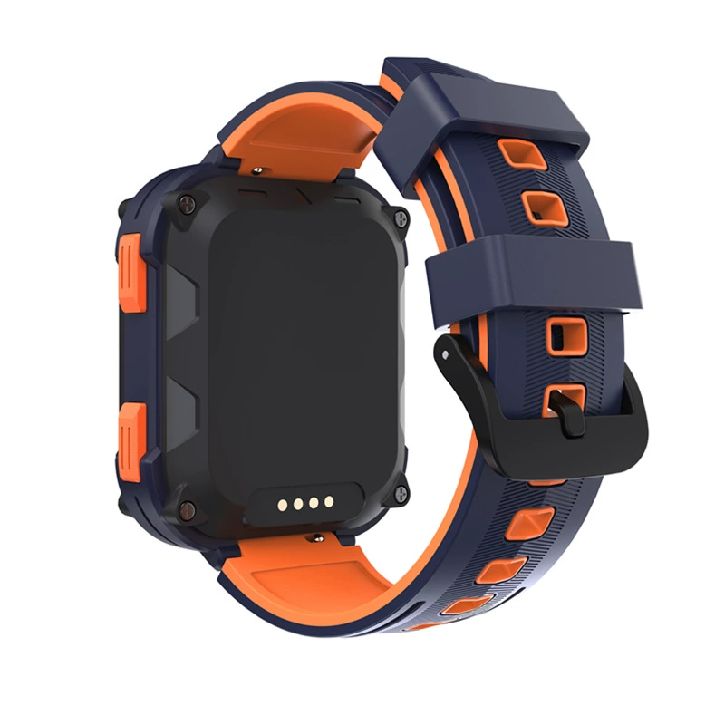 With synchronisation with phone, electric watch protected from dust, water and shock, bracelet, 4G, support function for all network communication standards, geolocation function