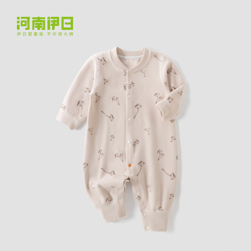 伊日婴幼儿暖姜秋冬季衣服新生儿四季连体衣男女宝宝春秋无骨童装|undefined