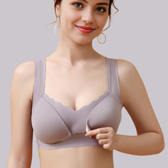 授乳中の下着が集まって垂れ下がるのを防ぐ前に妊婦の胸の妊娠期間の専用の薄いタイプの産後の授乳の女性の夏を掛けます。
