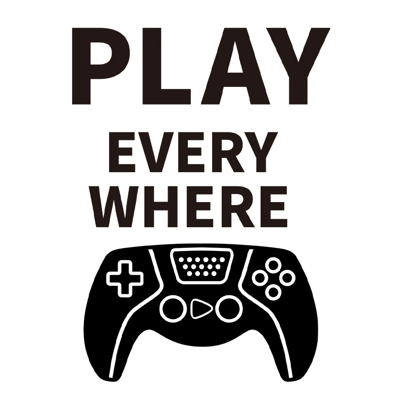 Cross-border new game handle living room bedroom room computer desk wall decoration stickers pvc self-adhesive removable 5