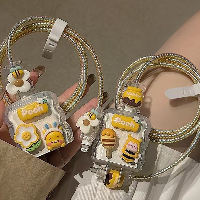 Para Apple 14 línea de datos cubierta protectora iPhone13 cargador cabezal 12promax bobinado estuche para iPad