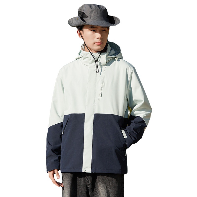 3 - en - 1 al aire libre abrigo de asalto desmontable abrigo de terciopelo a prueba de viento abrigo de terciopelo caliente para hombres y mujeres