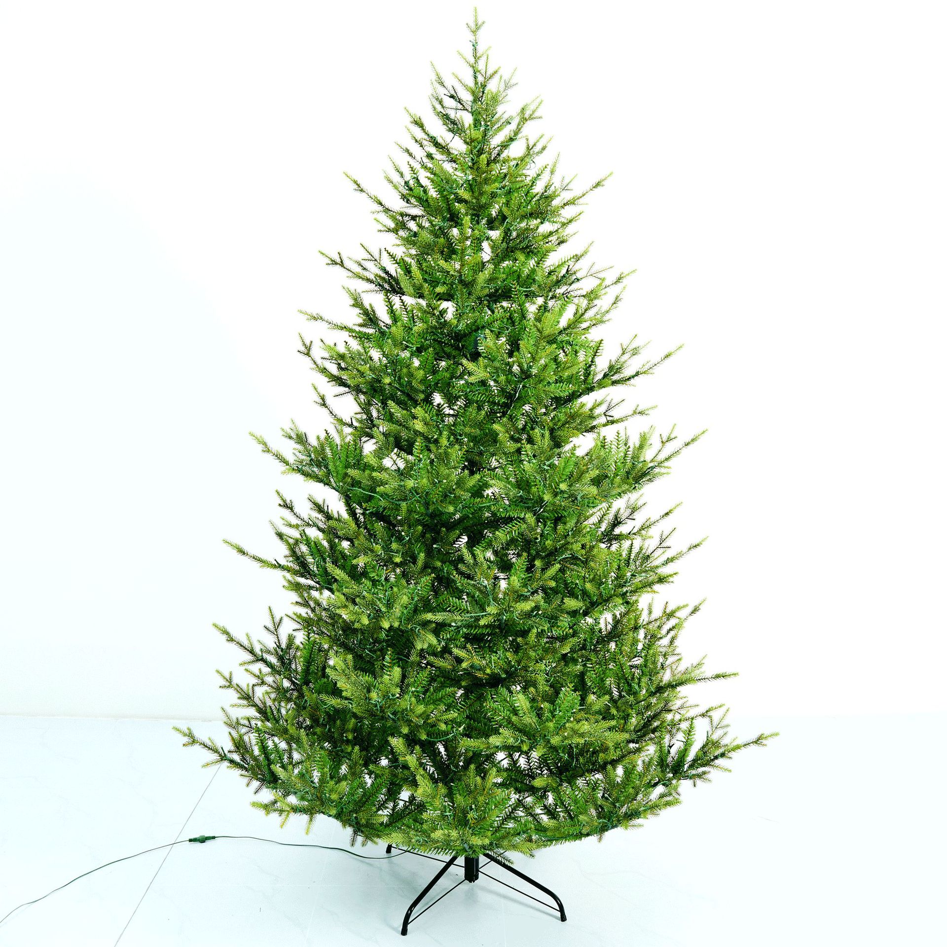 Fuente de fábrica de alta gama pe híbrido cifrado árbol de Navidad más luces personalizadas decoraciones de decoración de la sala de estar del centro comercial de Navidad