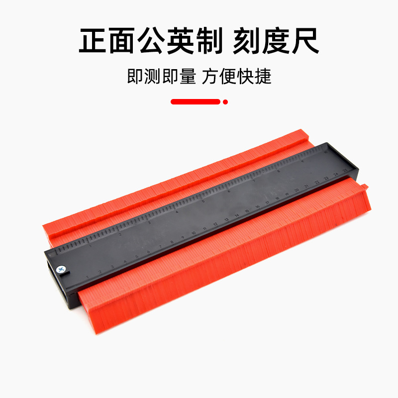 gauge de forma de radian gauge de perfilado carpintería piedra automóvil forma irregular gauge multifuncional contorno gauge