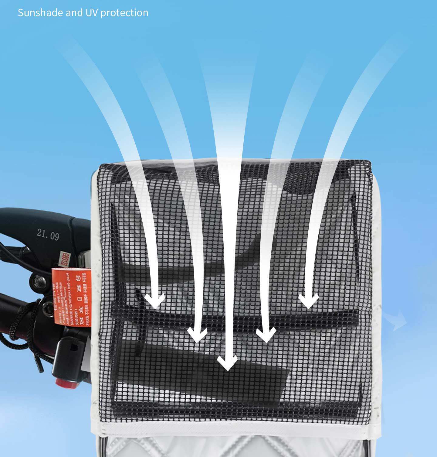 Manufacturer Customized Electric Vehicle Sun Protection Handlebar Cover, Summer Motorcycle Sunshade, Waterproof Windproof Electric Scooter Handlebar Cover, Hand Cover