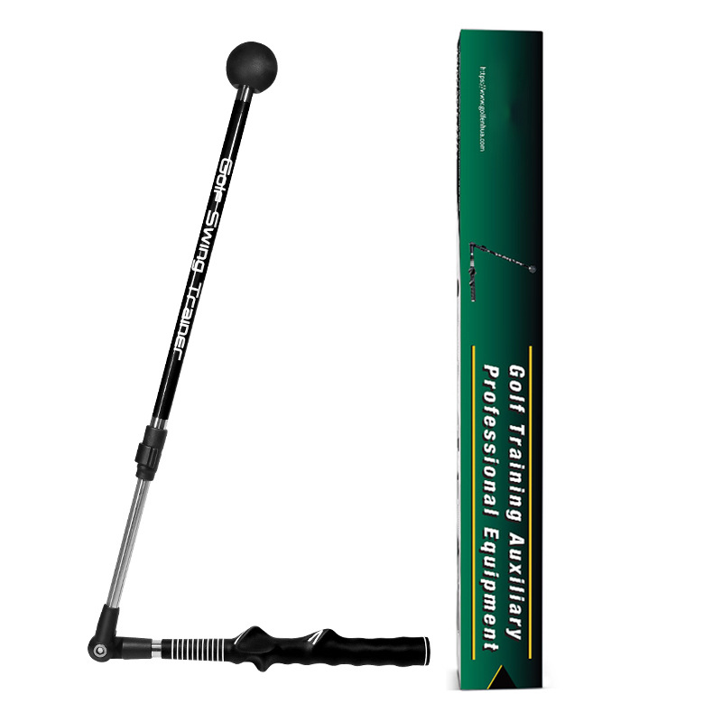 Transfronterizo caliente Golf Swing entrenador corrector plegable acción corrector telescópico Swing ayuda