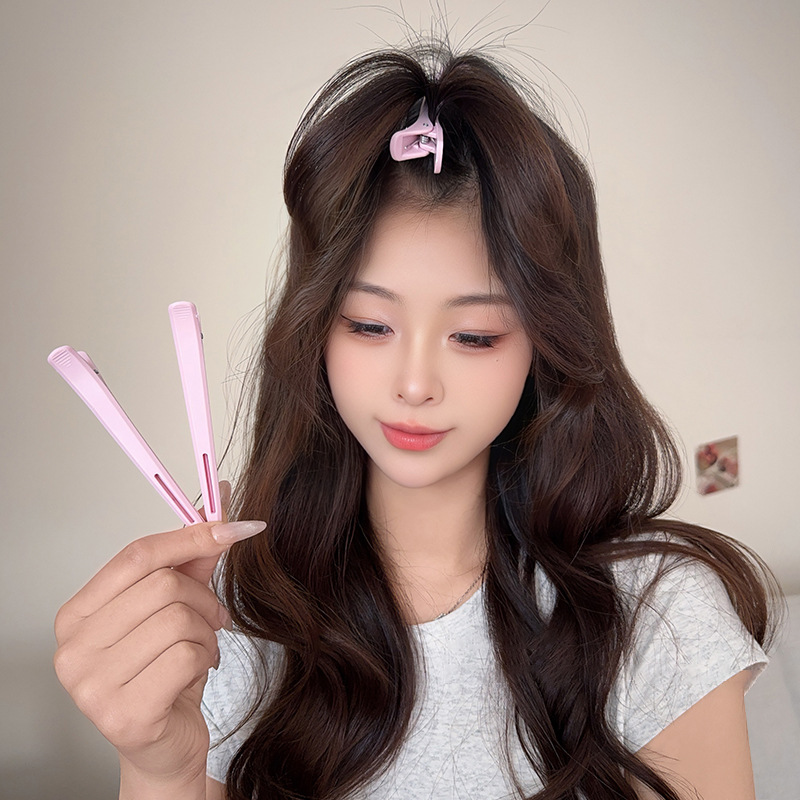 Hair Fixing Face Wash Makeup Bangs Seamless Duckbill Hairpin Bobby Pin Hair Accessory Root Volumizing Hair Clip for Women 3