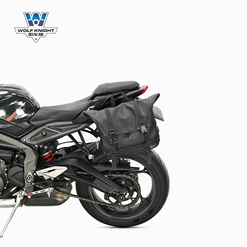 Подходит для Triumph Street Triple 765 — боковая сумка с быстросъёмом, ретро боковой кофр, модифицированная сумка для шлема