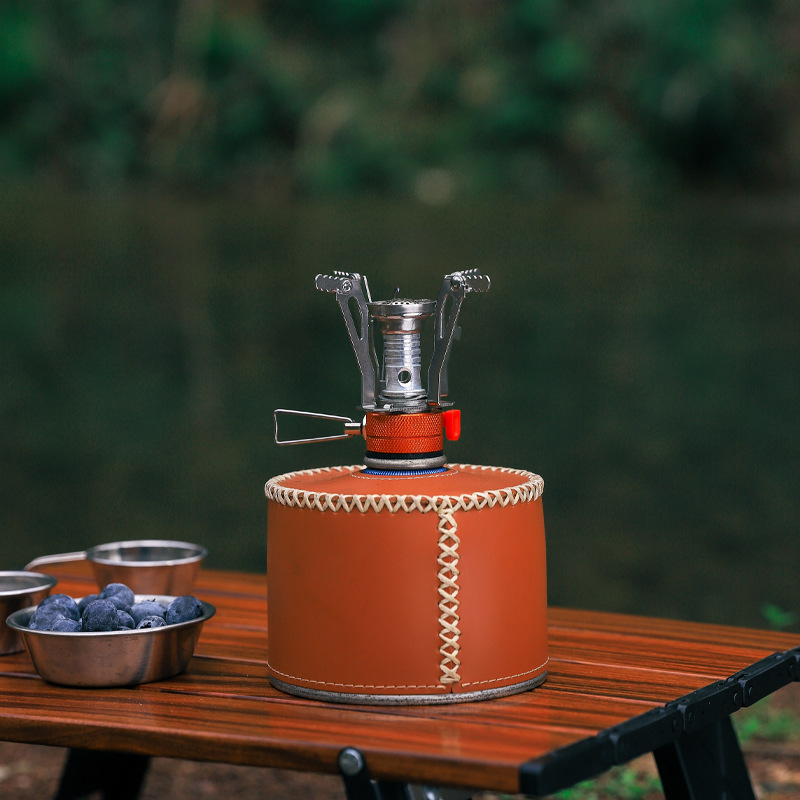 Outdoor Portable Stove, Cooking Utensils, Camping All-In-One Mini Stove with Electronic Ignition, Travel and Picnic Supplies