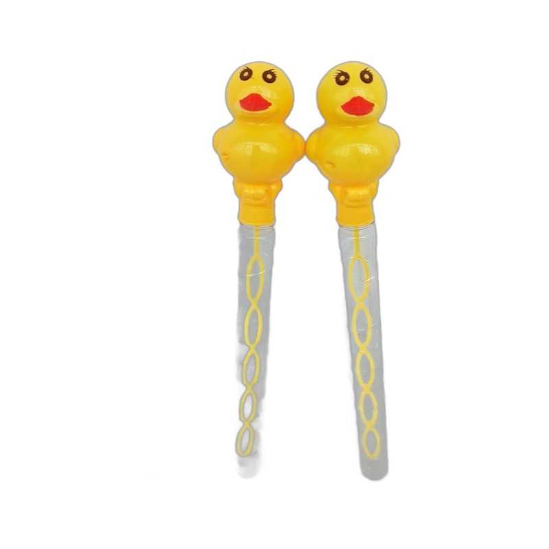 Pato amarillo para niños Bubble Bubble Stick Concentrado de burbujas Chica Niño Agua de burbujas Suplemento Dibujos animados Bubble Toy Stick