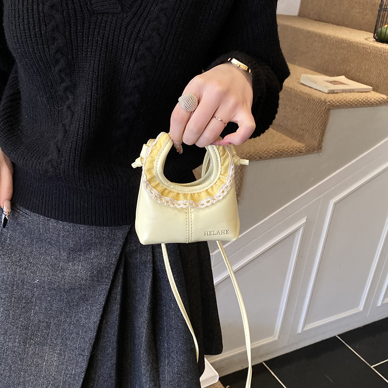 Bolsos infantiles transfronterizos dulces pequeños bolsos de encaje frescos exquisitos mini bolsos de hombro para niños y niñas