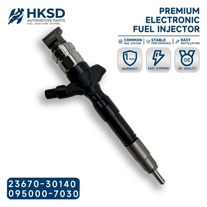 Toyota Hilux Prado 3.0D diesel fuel injector 23670-30140 095000-7030