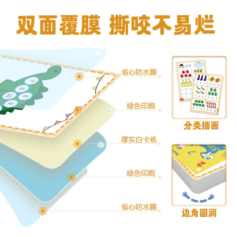 数学圆片启蒙书彩虹数感游戏教具逻辑思维早教套装幼儿园数学|undefined