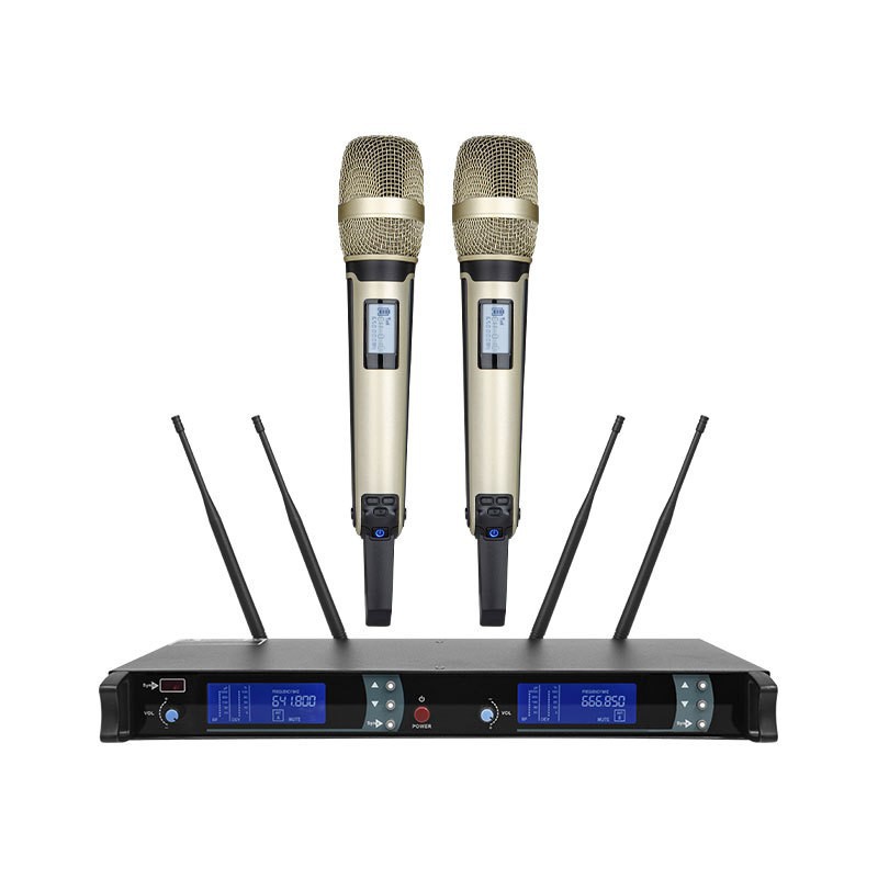 SKM9000 uno a dos MICRÓFONO INALÁMBRICO hogar FM UHF rendimiento de la etapa Entretenimiento KT V micrófono profesional image 6