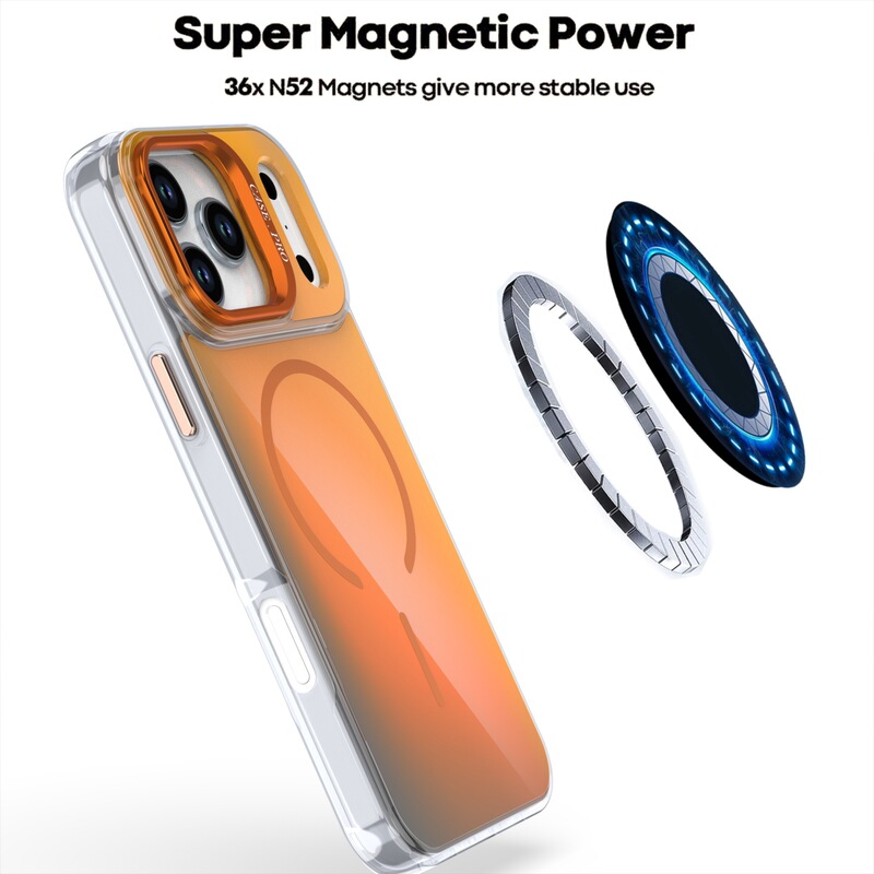 变色龙磁吸适用苹果17promax肤感手机壳iPhone16Pro镜头支架保护|undefined