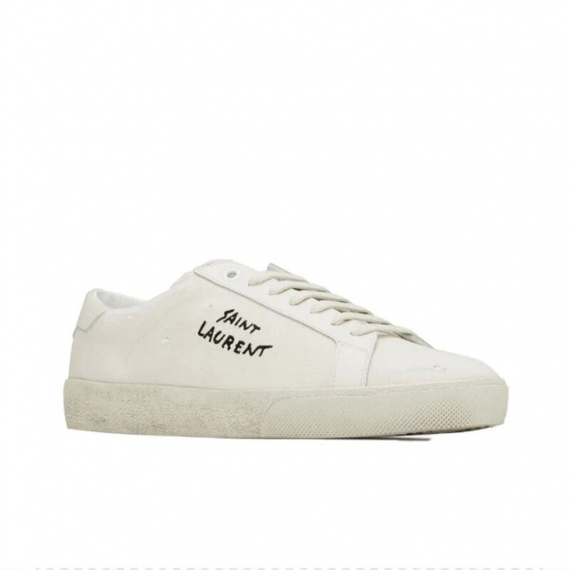 1:1 Original Box Court Classic Canvas Distressed Printed Low-Top Casual Fashion Sneakers White Shoes