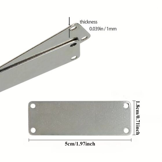 European and American cross-border titanium steel military key chain metal lettering blank material tag stainless steel dog tag pendant wholesale