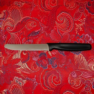 Serrated Fruit Knife, Tomato Knife, Western Steak Knife, Bread Toast Knife, Multifunctional Serrated Knife, Baking Saw Knife