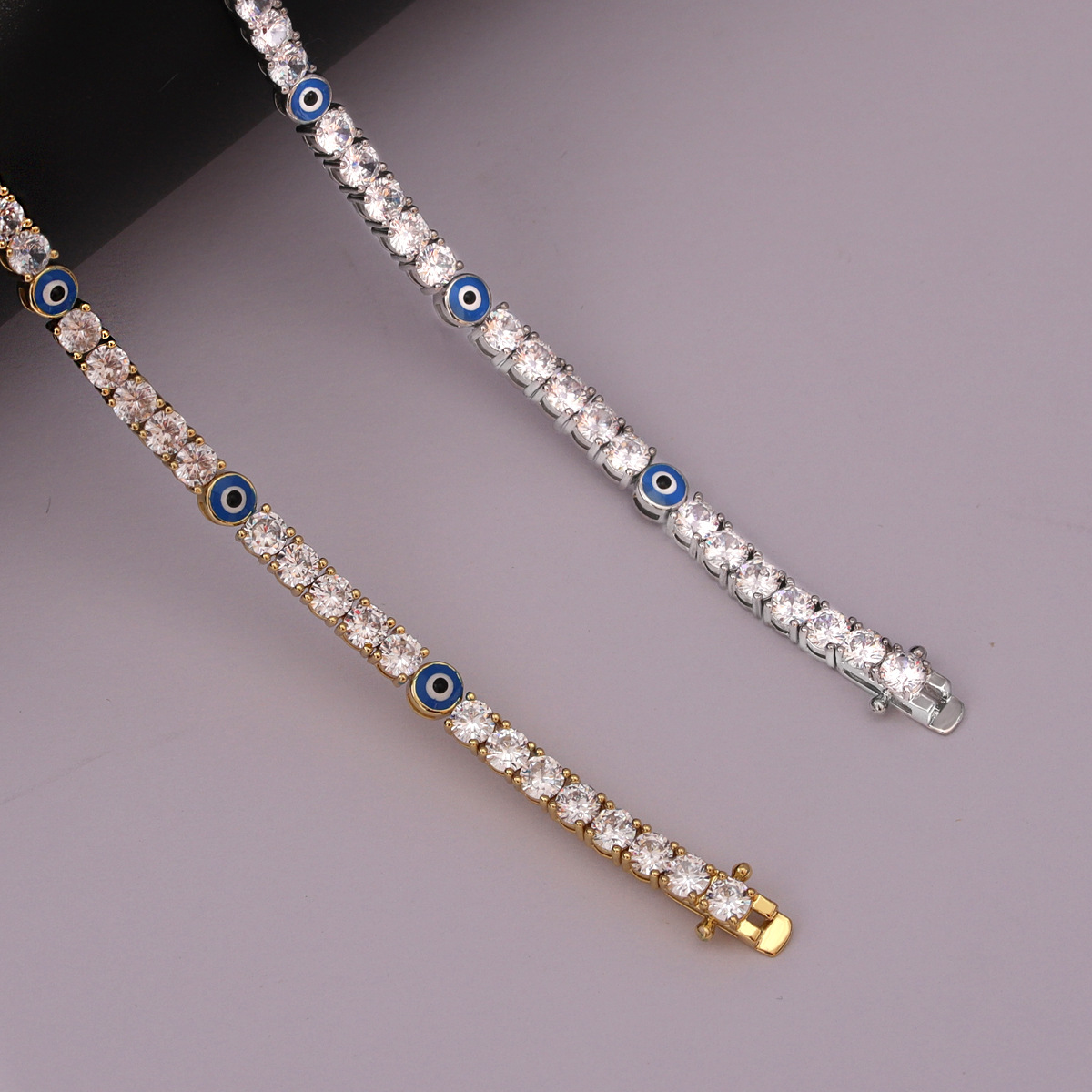 Devil's Eye Tennis Bracelet 12