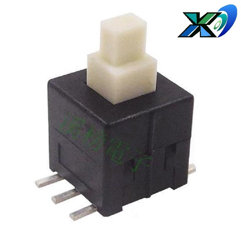 贴片 自锁开关6脚  贴片按键开关带锁  贴片按钮开关过回流焊