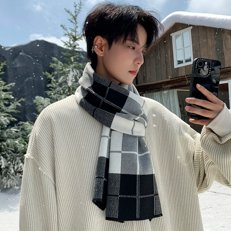 Шарф мужской зимний мужской трикотаж мужской хипстер