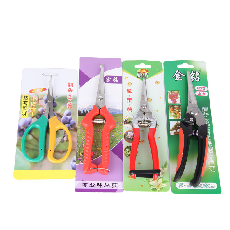 Diamante de oro tijeras de frutas delgadas tijeras de codo tijeras de frutas delgadas tijeras de frutas delgadas tijeras de jardín tijeras de recolección de uva tijeras de recolección de frutas