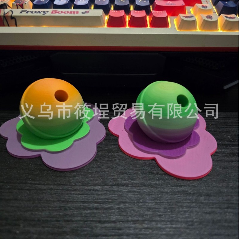 国境を越えた新しい 3D 印刷溶けたロリポップ収納ラック ペン ホルダー ブラケット|undefined